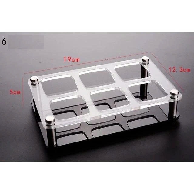 Khay ly rượu mica dùng cho quán bar, nhà hàng, tiệc cưới