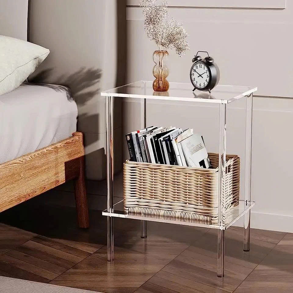 Bàn Sofa Acrylic Phòng Khách Đơn Giản, Bàn Trà sang trọng, bàn Phòng Ngủ, dày 5mm