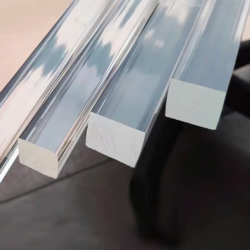 Trụ Mica Vuông Trong Suốt 2mm–30mm Dài 10–50cm | Xưởng MICA BIBO TP.HCM