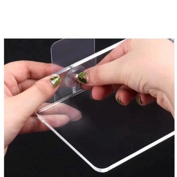 Kệ Mica Treo Tường 3mm & 5mm – Kệ Để Đồ Phòng Tắm, Phòng Ngủ – Tặng Kèm 2 Miếng Dán Tường & Bộ Ốc Vít