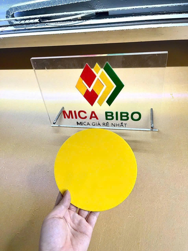 Tấm Mica Tròn 3mm, nhiều kích thước , nhiều màu