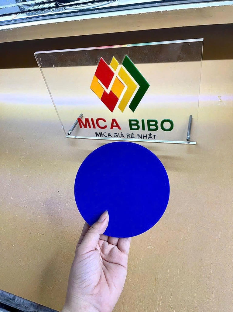 Tấm Mica Tròn 2mm , nhiều kích thước , nhiều màu