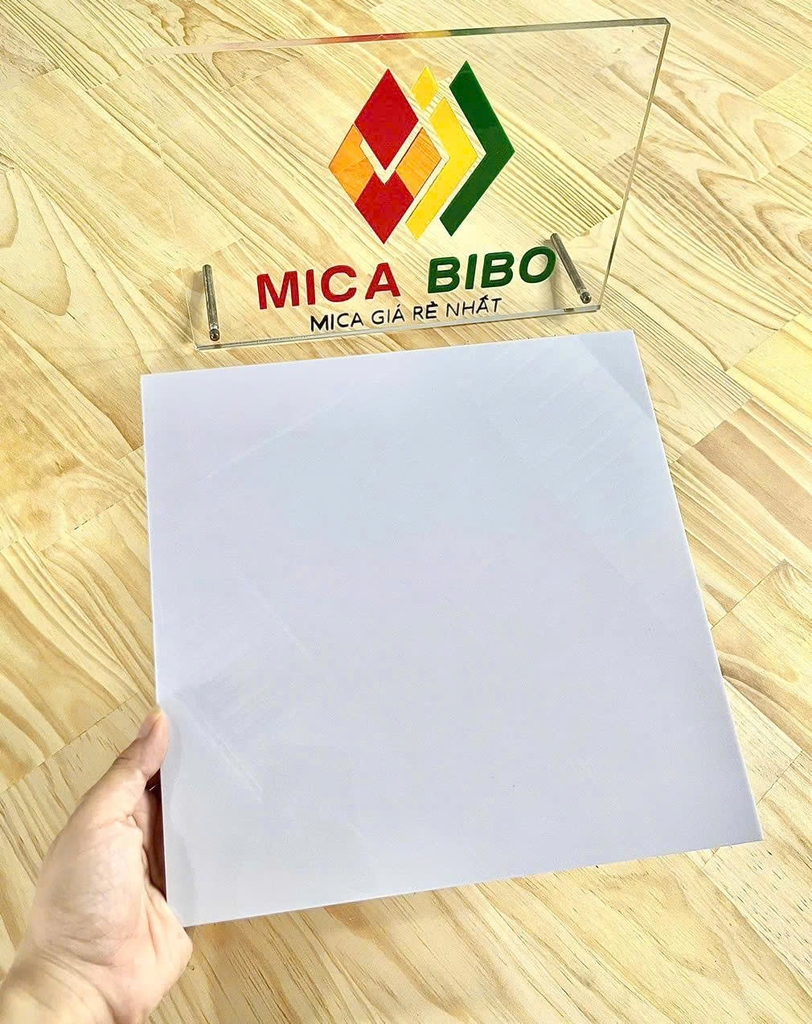 TẤM MICA TRẮNG SỮA DÀY 2MM, NHIỀU KÍCH THƯỚC