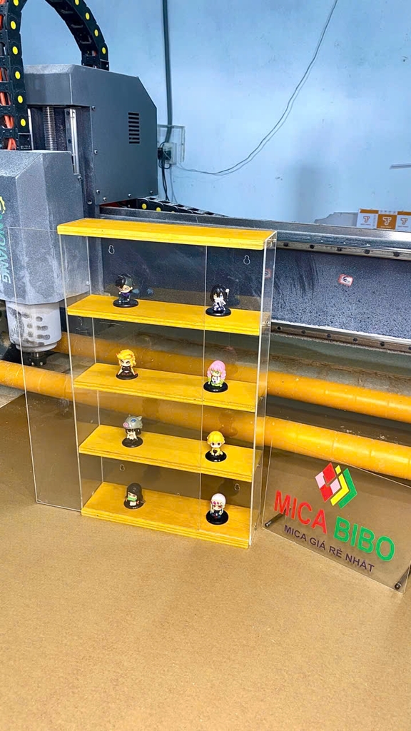 Hộp đựng đồ trong suốt gắn tường, để bàn, Hộp đựng đồ trong suốt Popmart, Giá trưng bày popmart, Molly