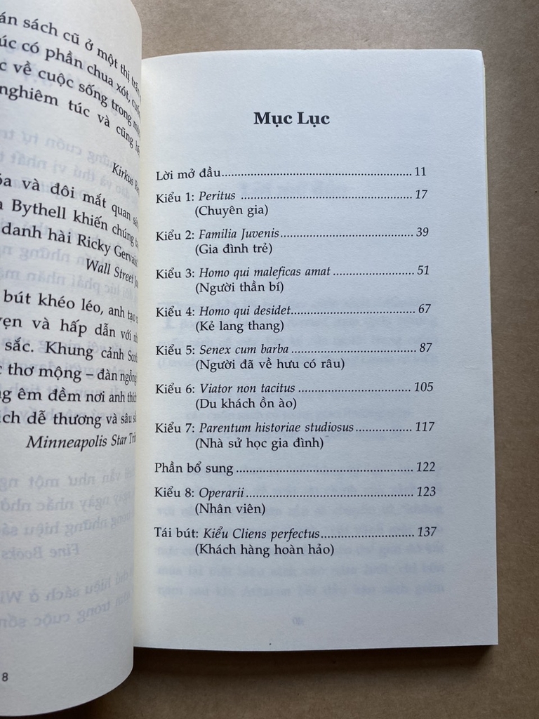 Bảy Kiểu Người Tôi Gặp Trong Hiệu Sách