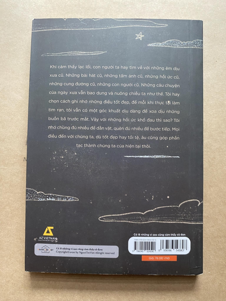 Có Lẽ Những Vì Sao Cũng Cảm Thấy Cô Đơn ( Tản Văn Tranh )