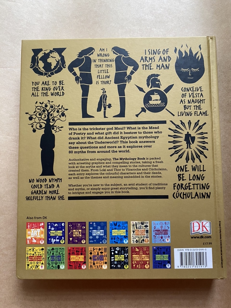 The Mythology Book: Big Ideas Simply Explained ( Sách Tiếng Anh )