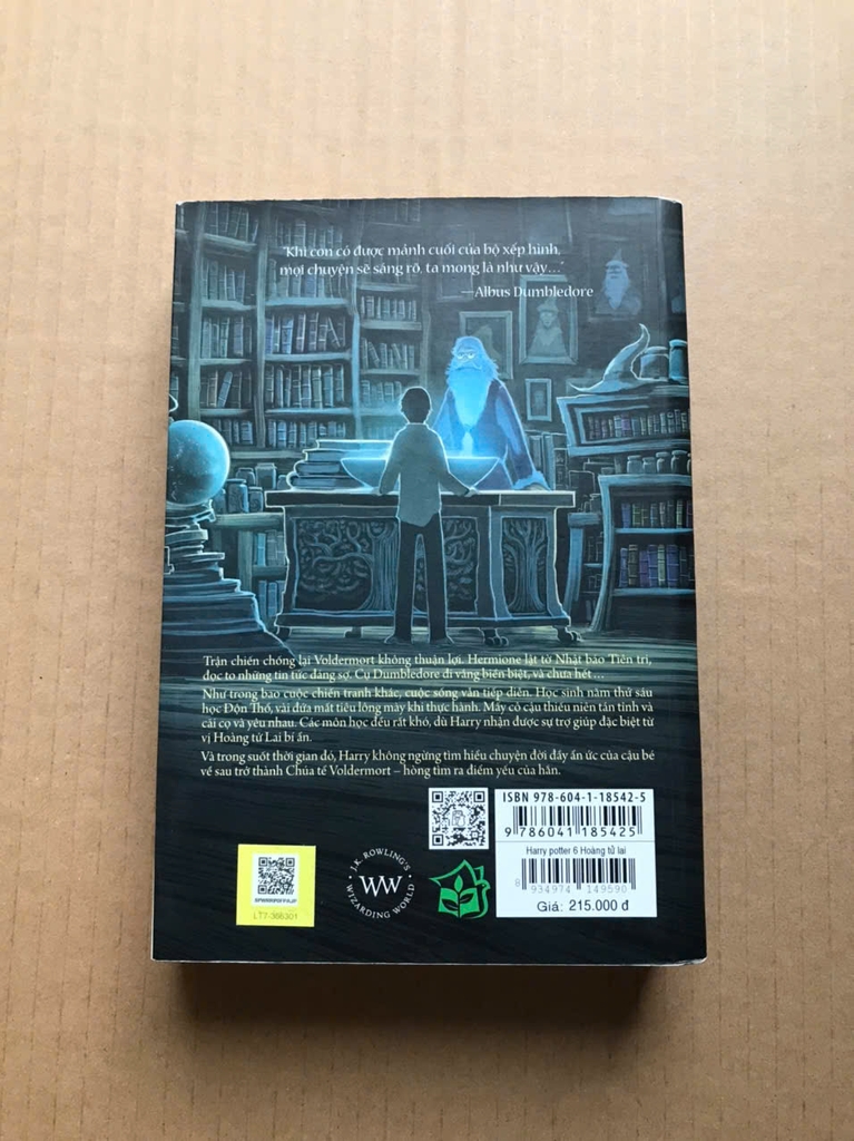 Harry Potter Và Hoàng Tử Lai ( tập 6 )