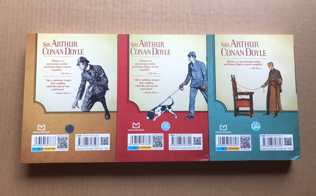 Boxset Sherlock Holmes Toàn Tập (Hộp 3 Tập)