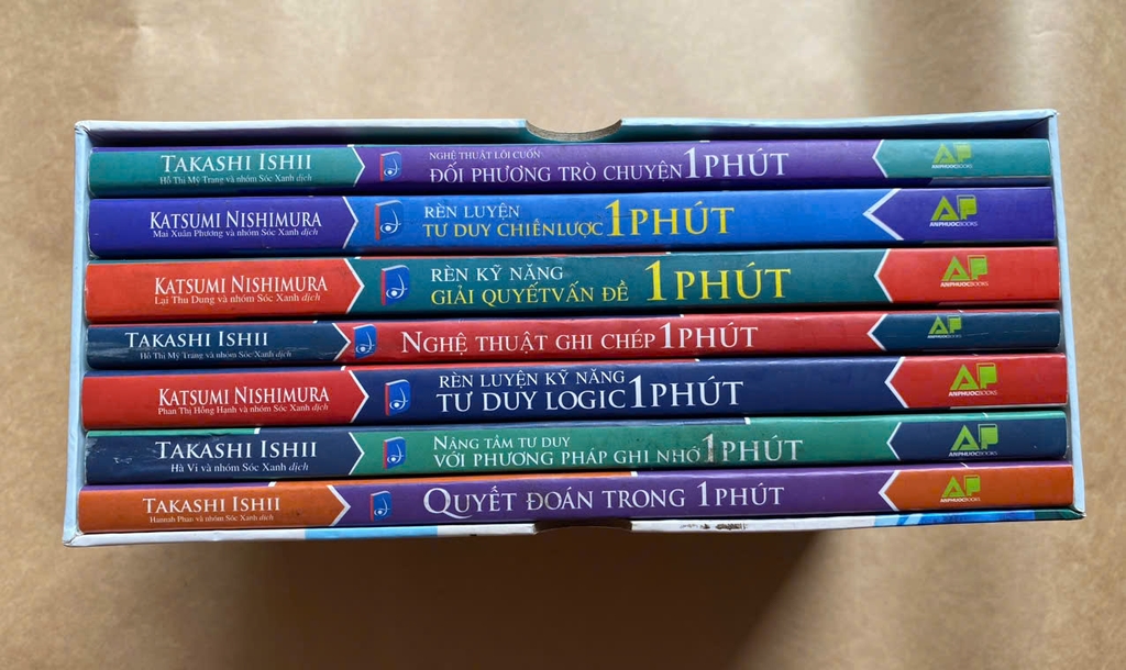 Boxset 7 Cuốn Sách Luyện Não Trong 1 Phút