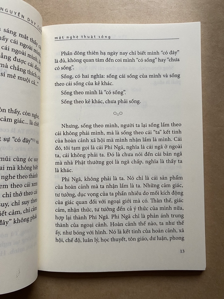 Một Nghệ Thuật Sống