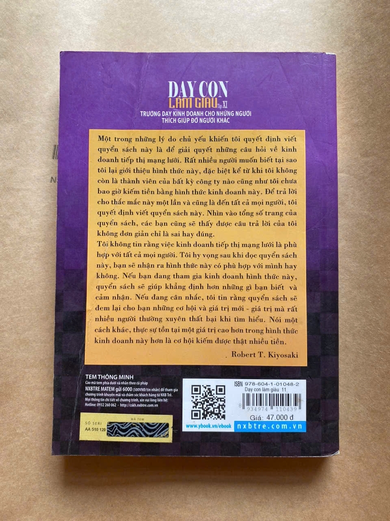 Dạy Con Làm Giàu 11 - Trường Dạy Kinh Doanh Cho Những Người Thích Giúp Đỡ Người Khác