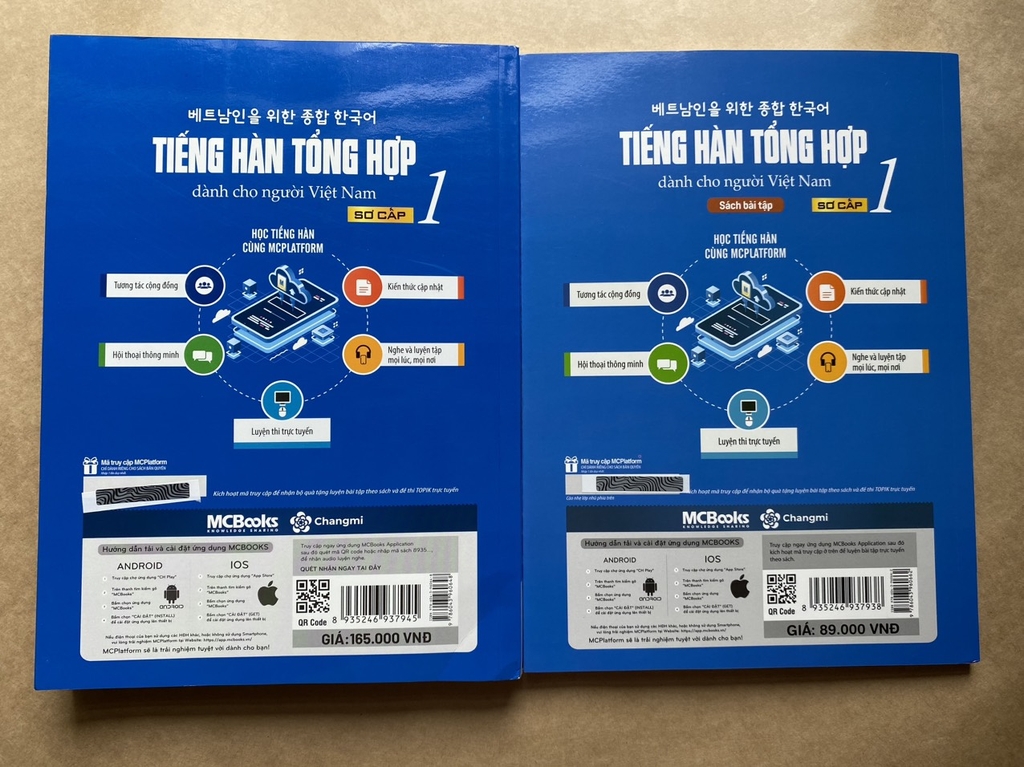 Tiếng Hàn Tổng Hợp Dành Cho Người Việt Nam - Sơ Cấp 1 Kèm Sách Bài Tập