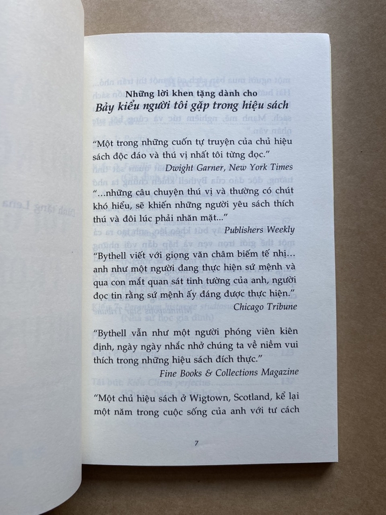 Bảy Kiểu Người Tôi Gặp Trong Hiệu Sách