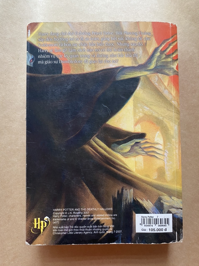 Harry Potter Và Bảo Bối Tử Thần - Tập 7 ( Xuất Bản Cũ )