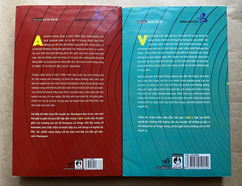 Combo 2 cuốn sách: 1Q84 tập 1+1Q84 tập 2