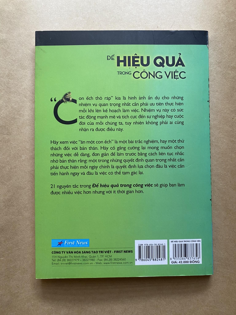 Để hiệu quả trong công việc
