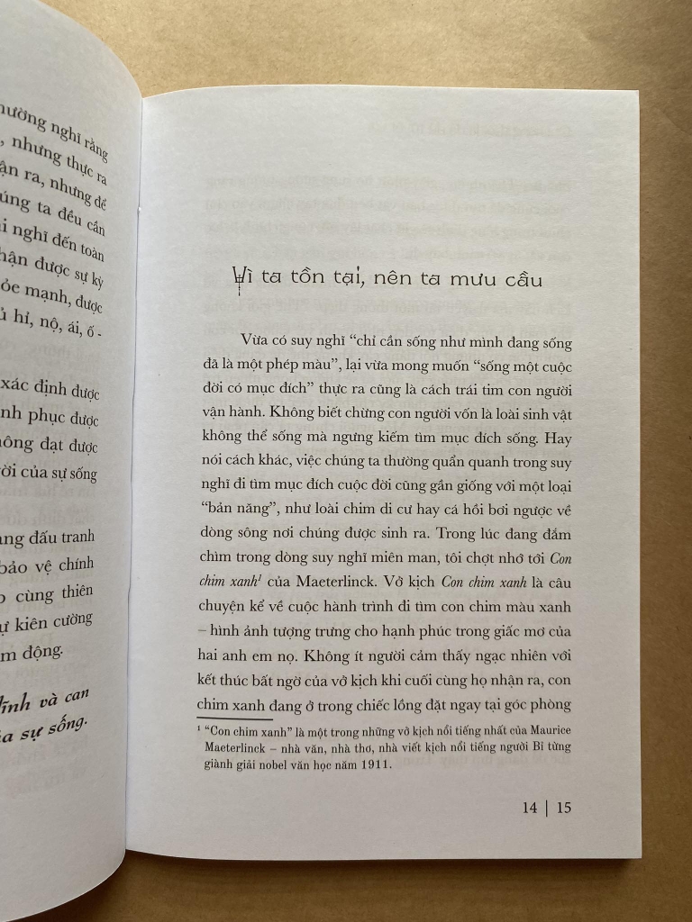 Chỉ sống thôi là đã đủ tuyệt vời