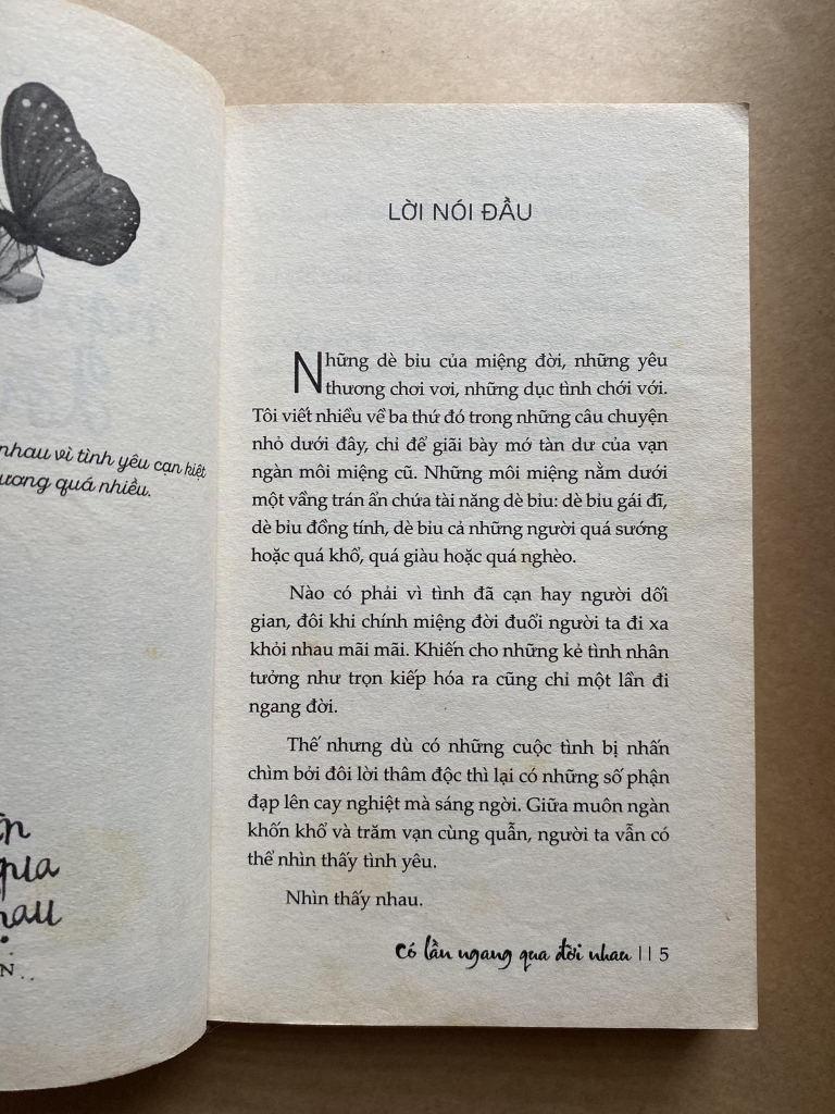 Có lần ngang qua đời nhau