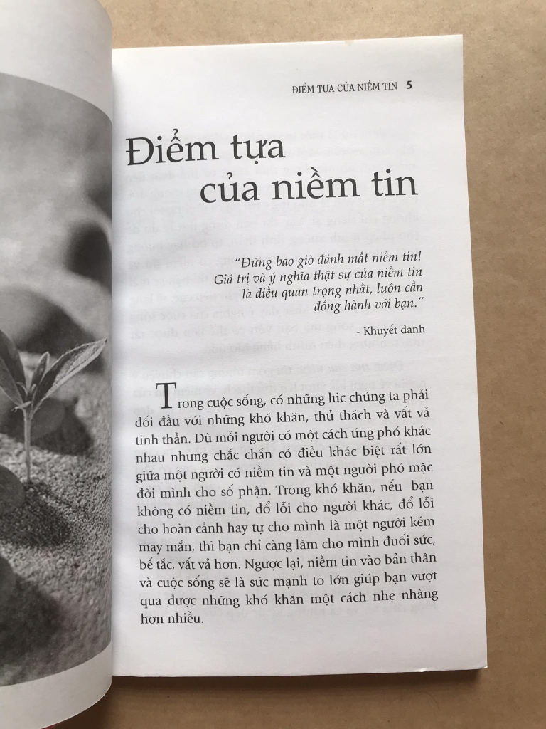 [ Hạt giống tâm hồn ] Điểm tựa của niềm tin