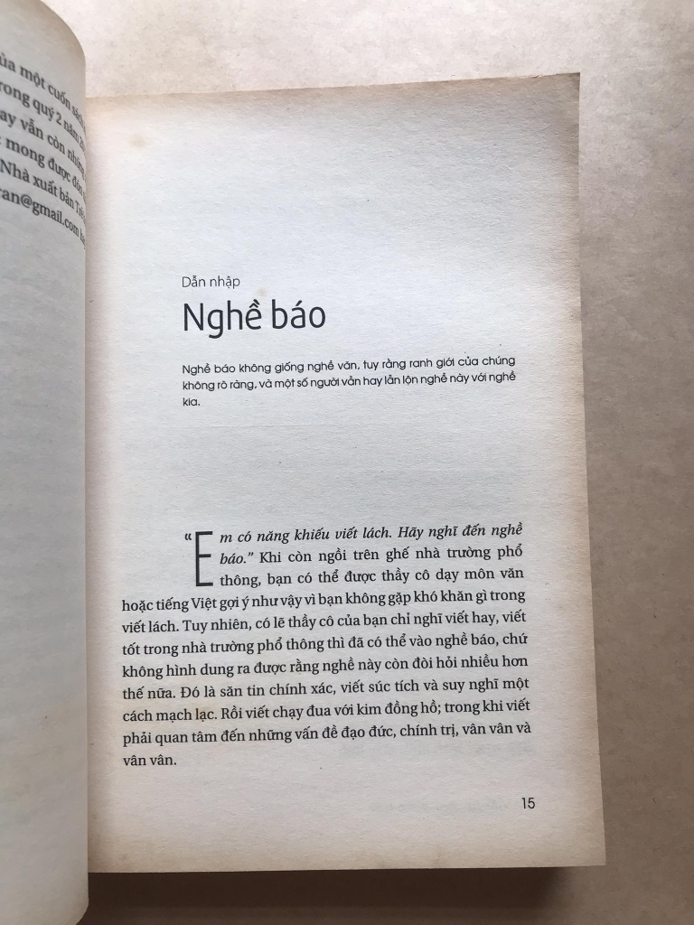 Viết tin bài đăng báo