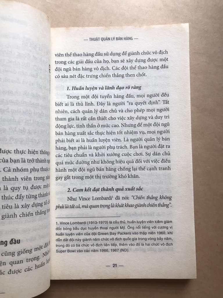 Thuật quản lý bán hàng