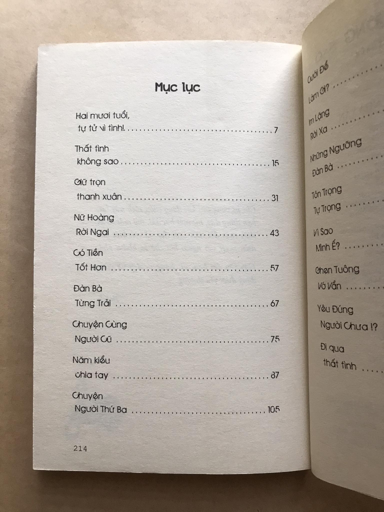 Thất tình không sao