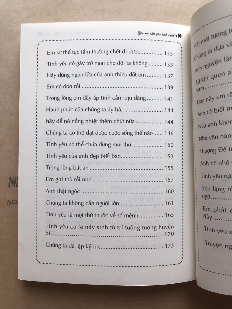 Yêu em như yêu sinh mệnh