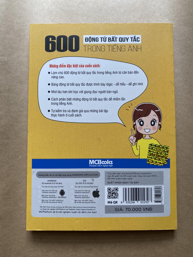 600 Động Từ Bất Quy Tắc Trong Tiếng Anh