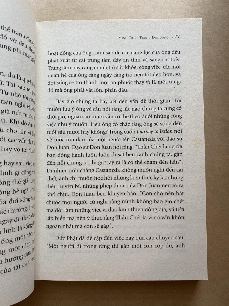 Minh Triết Trong Đời Sống