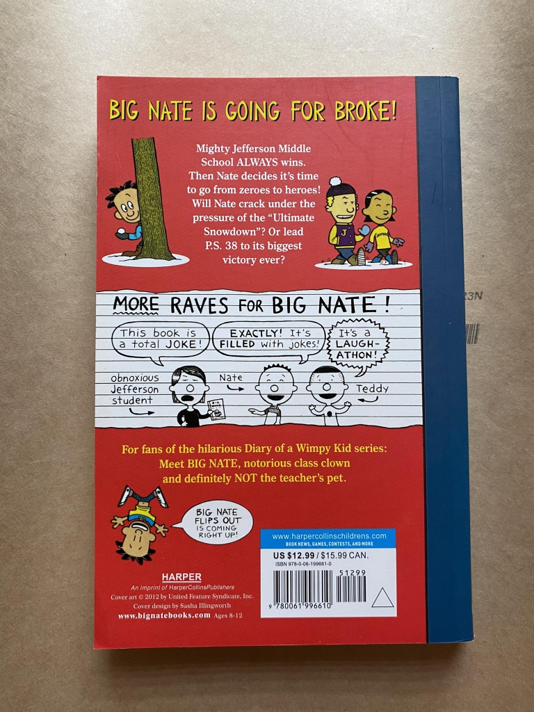 [ Big Nate ] Goes for broke