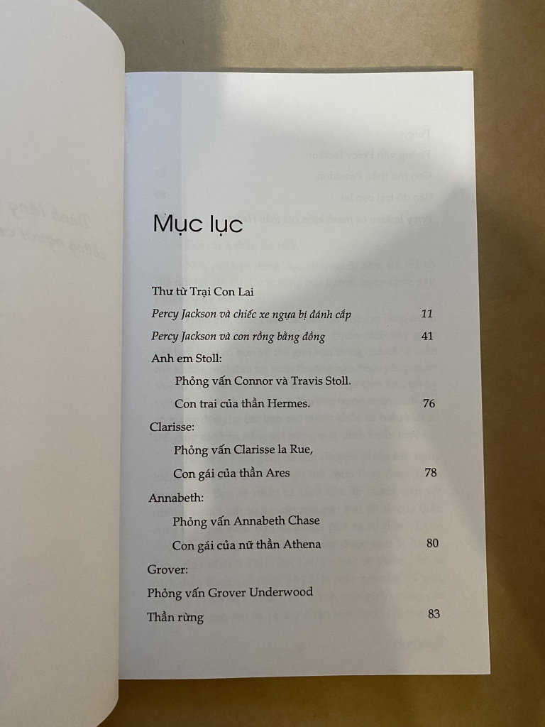 [ Series Percy Jackson Phần 4,5 ] Hồ sơ Á Thần