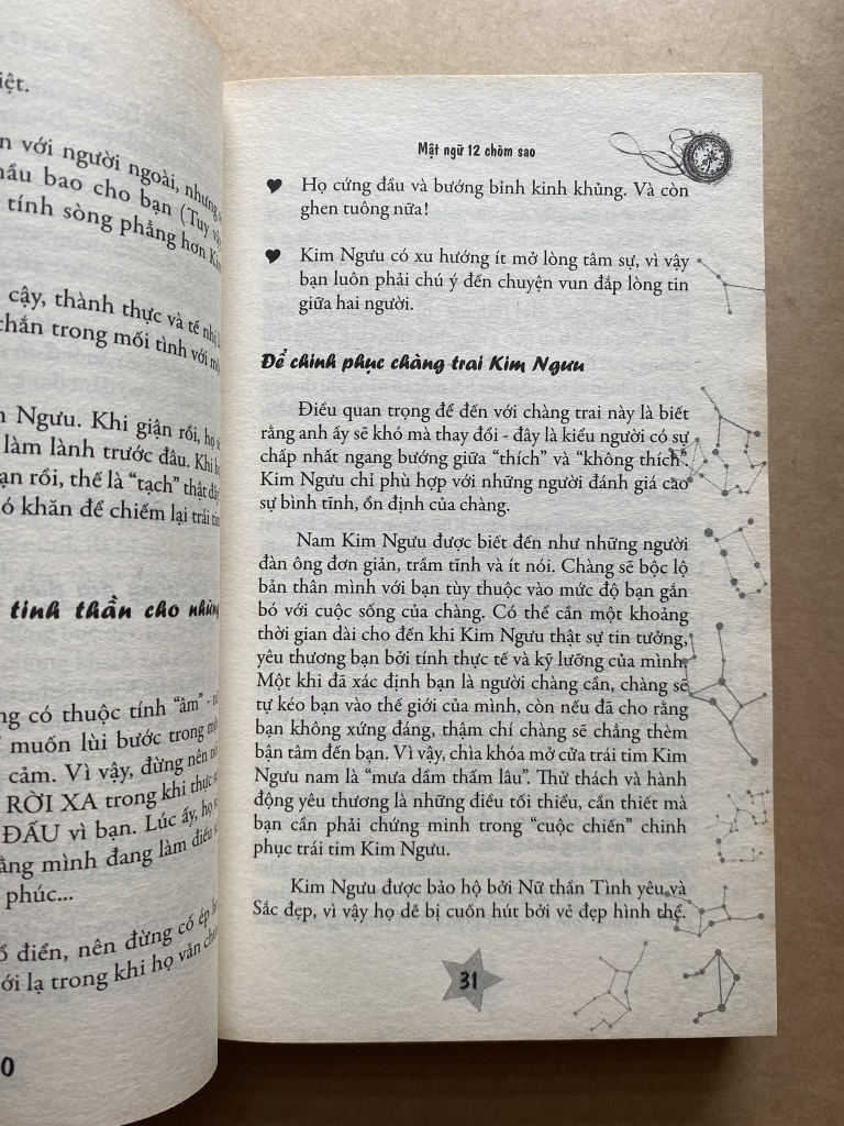 Mật ngữ 12 chòm sao ( Mật ngữ tình yêu )