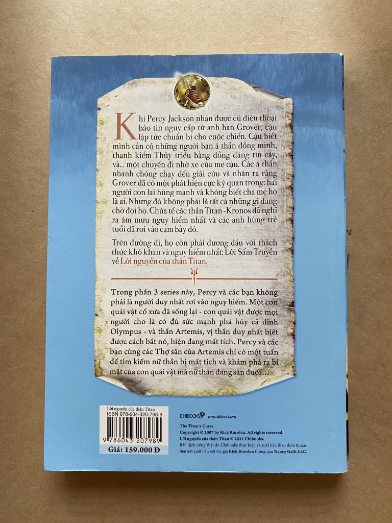[ Series Percy Jackson 3 ] - Lời Nguyền Của Thần Titan