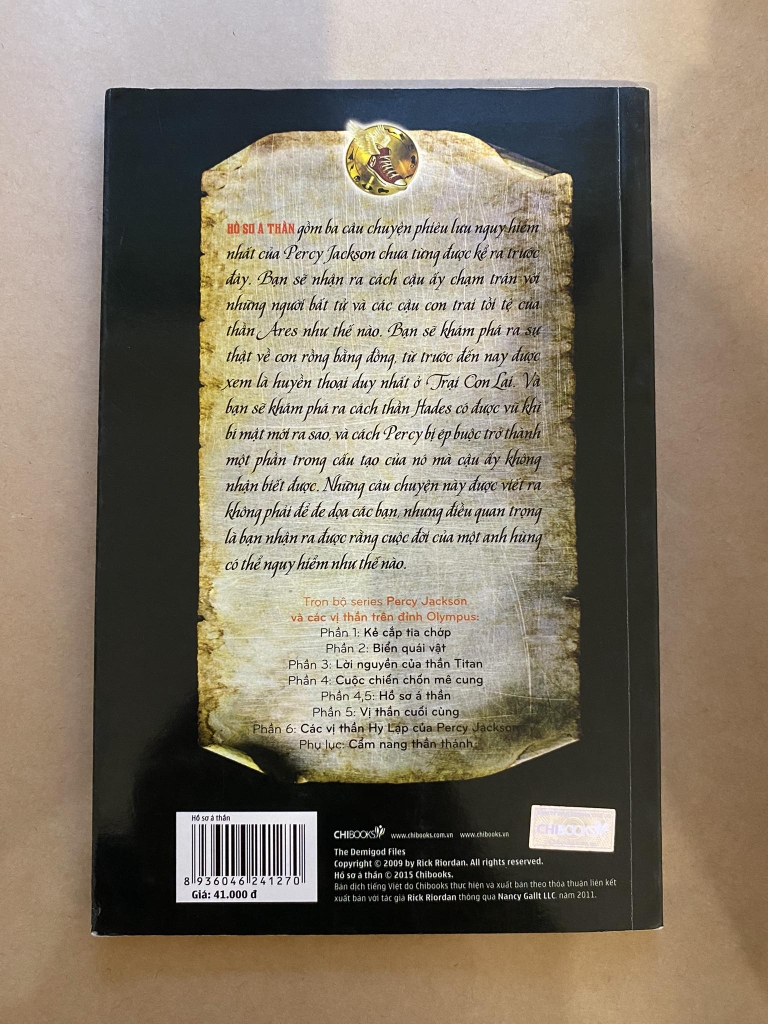 [ Series Percy Jackson Phần 4,5 ] Hồ sơ Á Thần