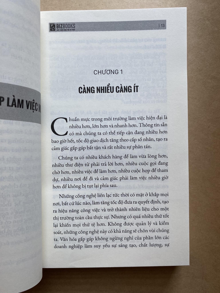 Đừng làm việc chăm chỉ, hãy làm việc thông minh