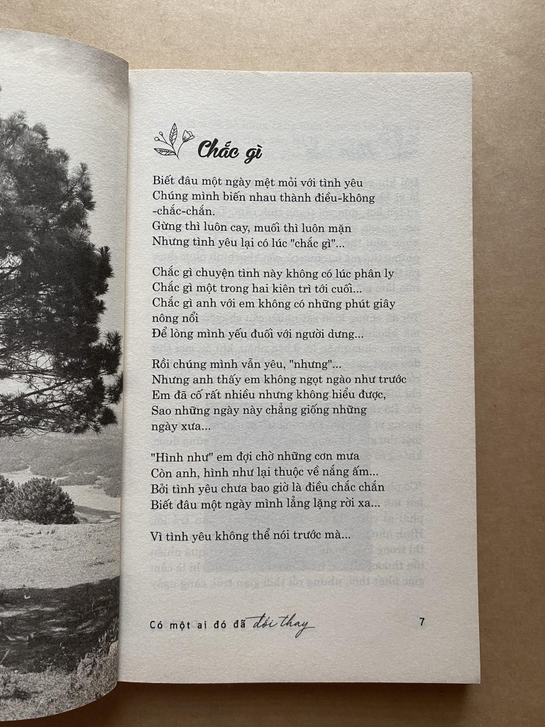 Có một ai đó đã đổi thay