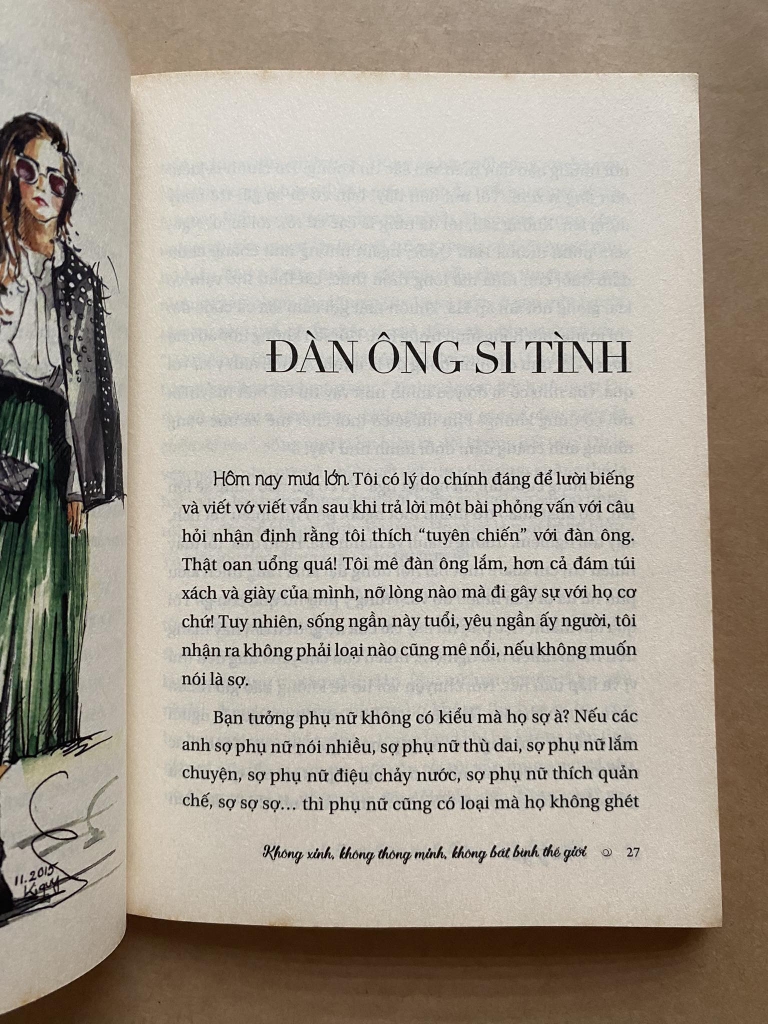 Không xinh, không thông minh, không bất bình thế giới
