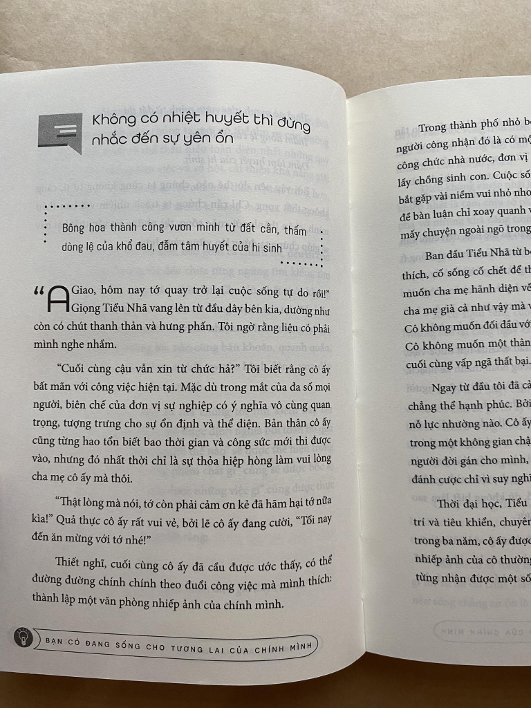 Bạn có đang sống cho tương lai của chính mình
