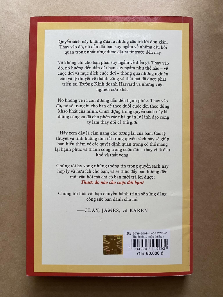 Thước Đo Nào Cho Cuộc Đời Bạn?