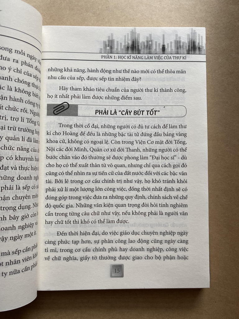 Muốn làm ông chủ giỏi, trước tiên phải là một thư kí xuất sắc