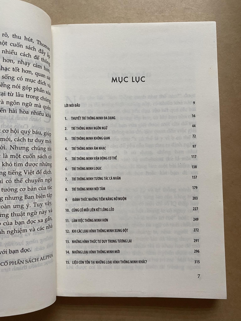 7 loại hình thông minh