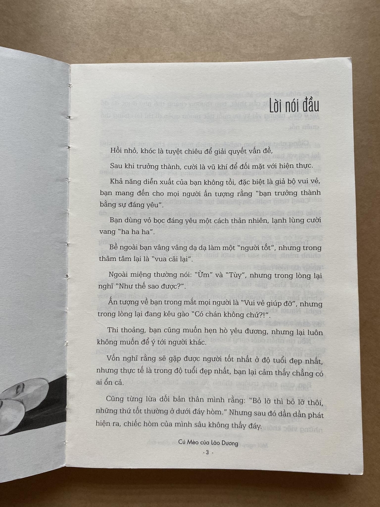 Mỗi ngày đều đóng vai một người lớn điềm tĩnh