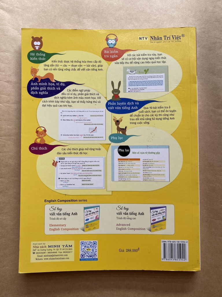 Sổ tay viết văn tiếng Anh - Trình độ nâng cao