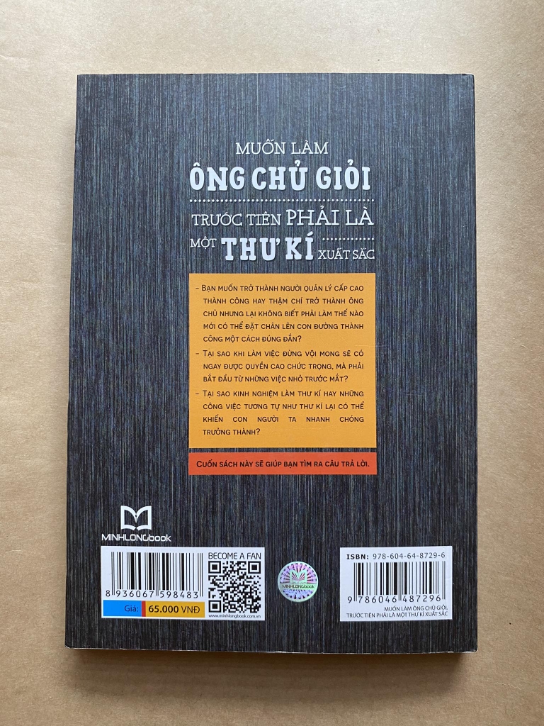 Muốn làm ông chủ giỏi, trước tiên phải là một thư kí xuất sắc