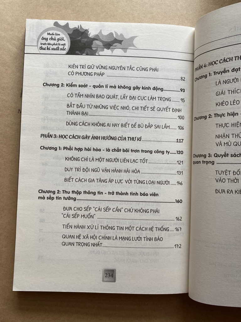Muốn làm ông chủ giỏi, trước tiên phải là một thư kí xuất sắc