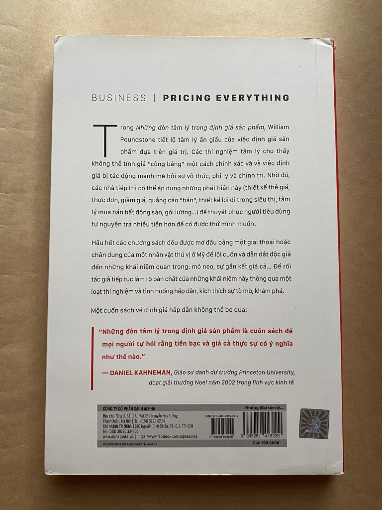 Những đòn tâm lý trong định giá sản phẩm - Priceless