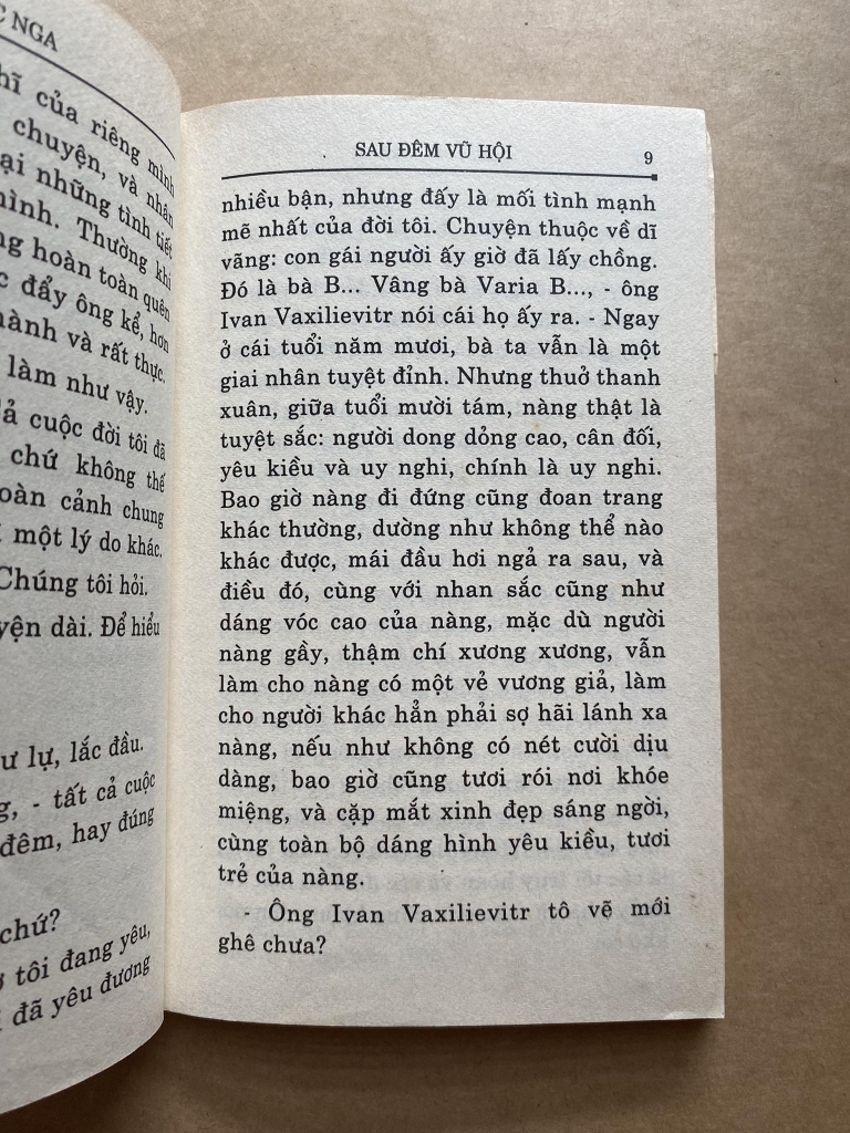 Sau đêm vũ hội ( sách khổ nhỏ )