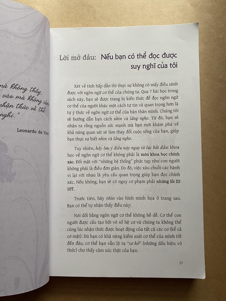 Ngôn ngữ cơ thể - 7 bài học đơn giản để làm chủ ngôn ngữ không lời