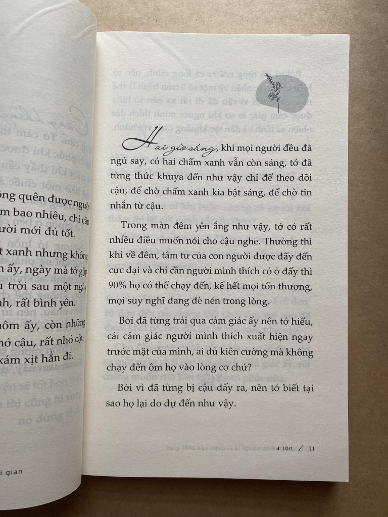 Quên một người là chuyện của thời gian